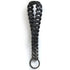 NEW! QTED x RINFIT Chain Wrist Lanyard for Keys - Keychain for Women and Men - Silicone Hand Loop Strap with Keyring. Color: Black and Gunmetal Gray - Patented Design